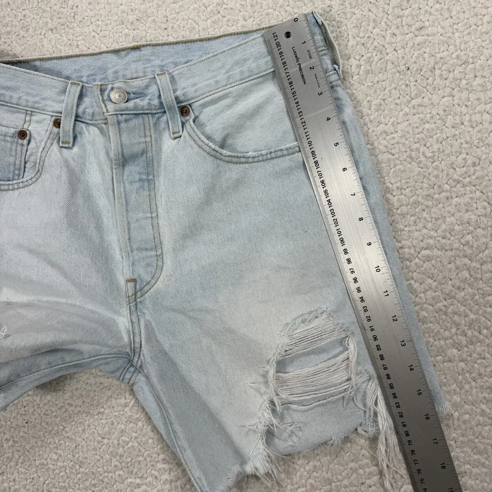 Levi's Denim Cutoff Shorts Women's 30 (31x6) Distressed Boho Festival Beach
